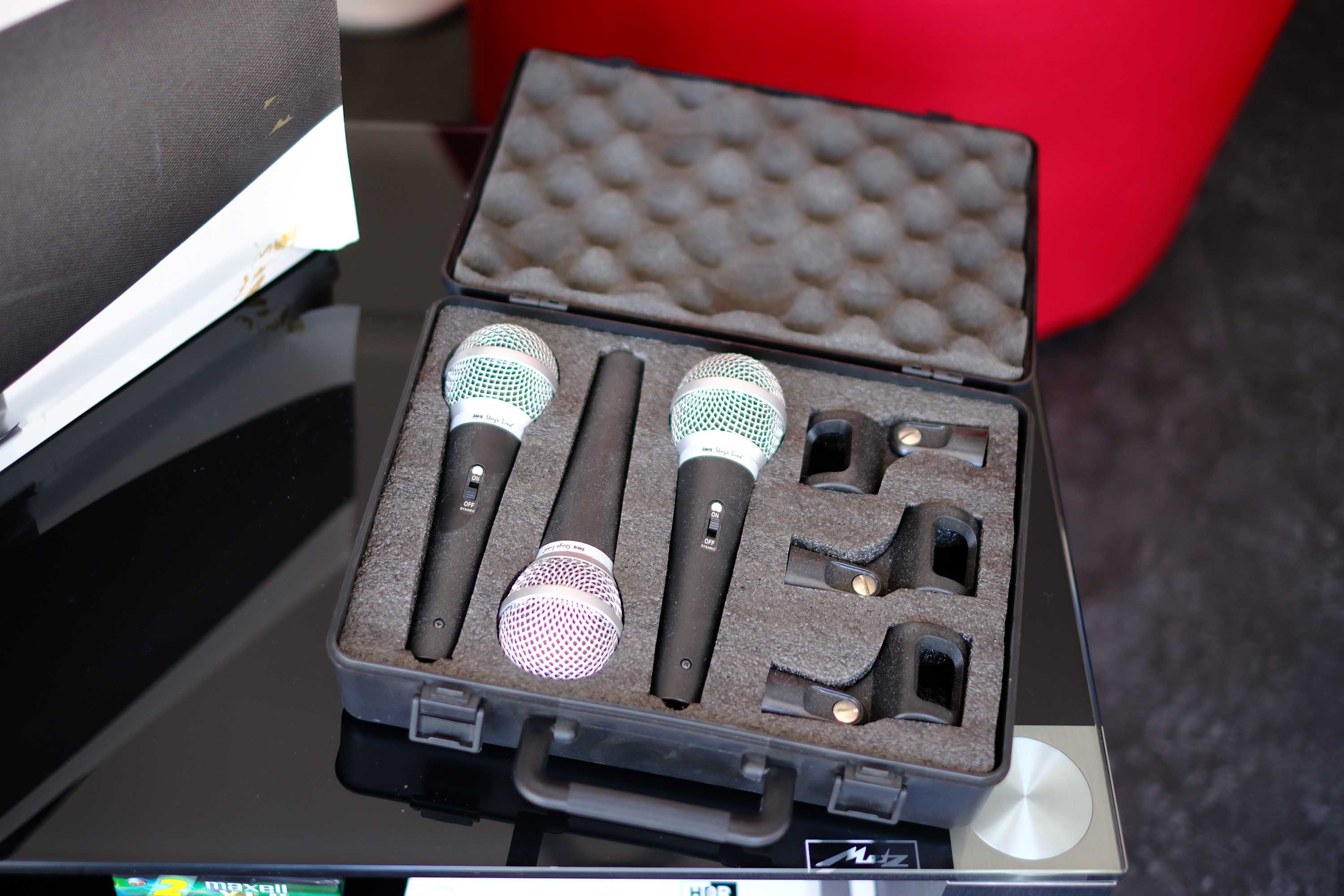 IMG STAGELINE Mikrofon-Set DM-3SET